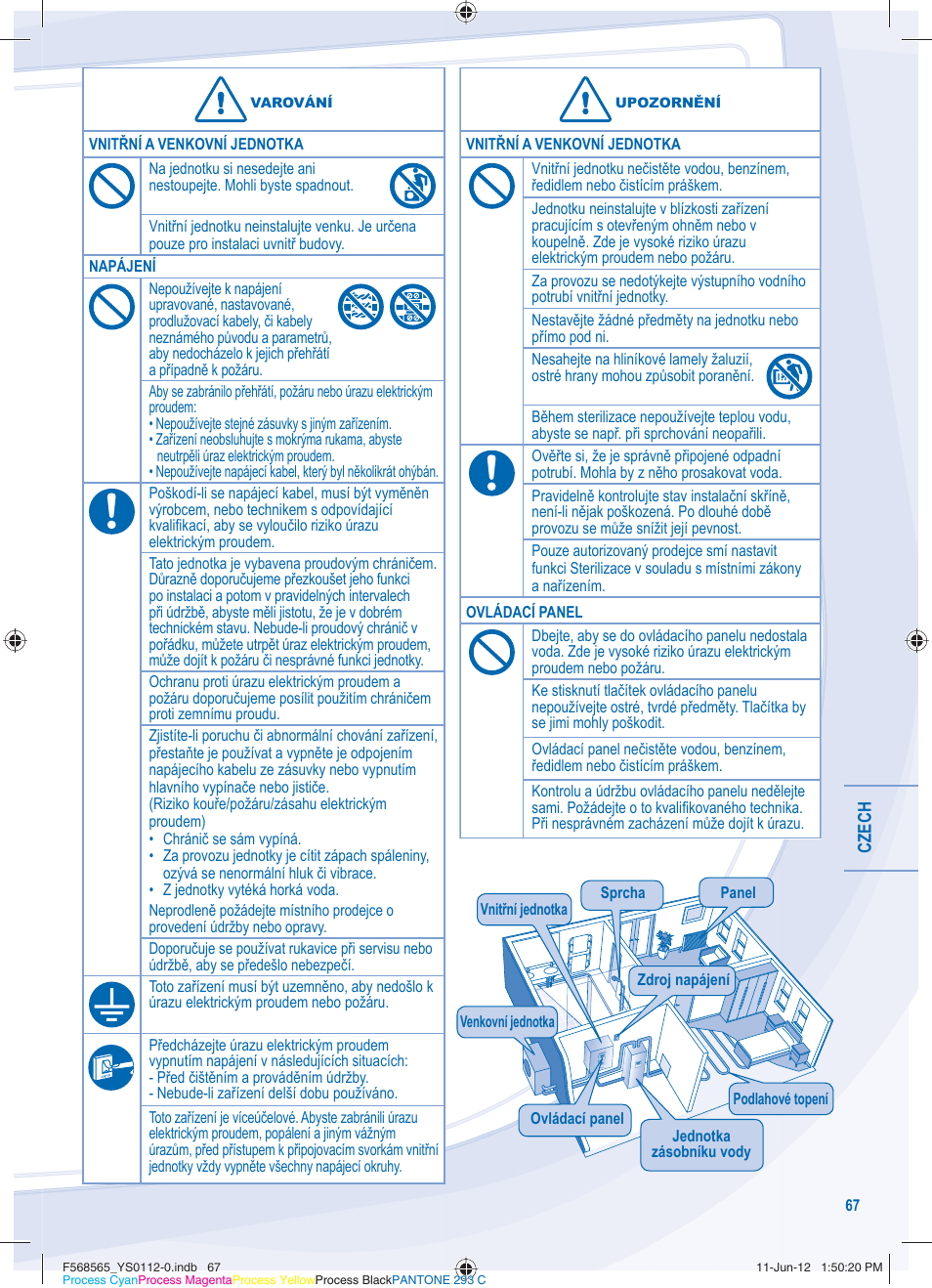 Panasonic WHSXF12D9E81 User Manual | Page 67 / 76