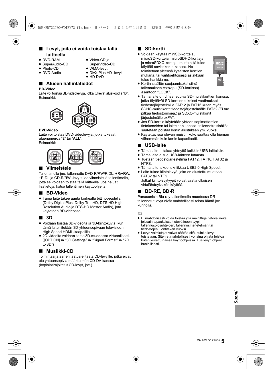 Panasonic DMPBDT320EG User Manual | Page 145 / 156