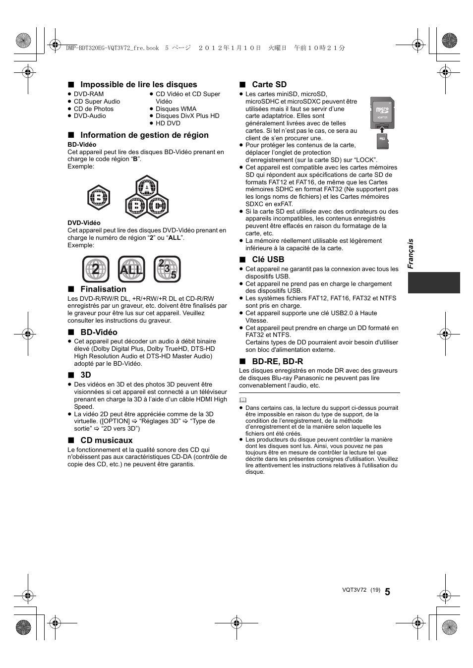 Panasonic DMPBDT320EG User Manual | Page 19 / 156