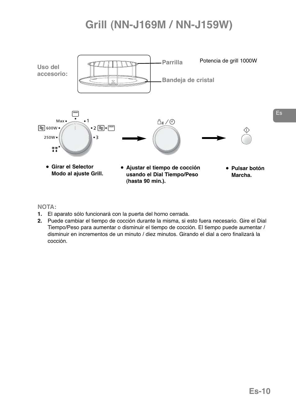 Es-10 | Panasonic NNJ169MMWPG User Manual | Page 129 / 374