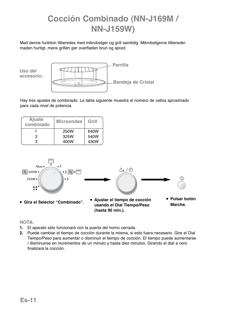 Es-11 | Panasonic NNJ169MMWPG User Manual | Page 130 / 374