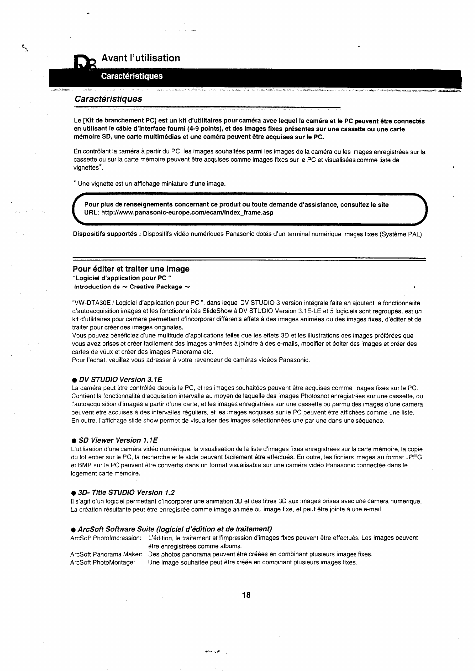 Panasonic VWDTA29 User Manual | Page 17 / 31