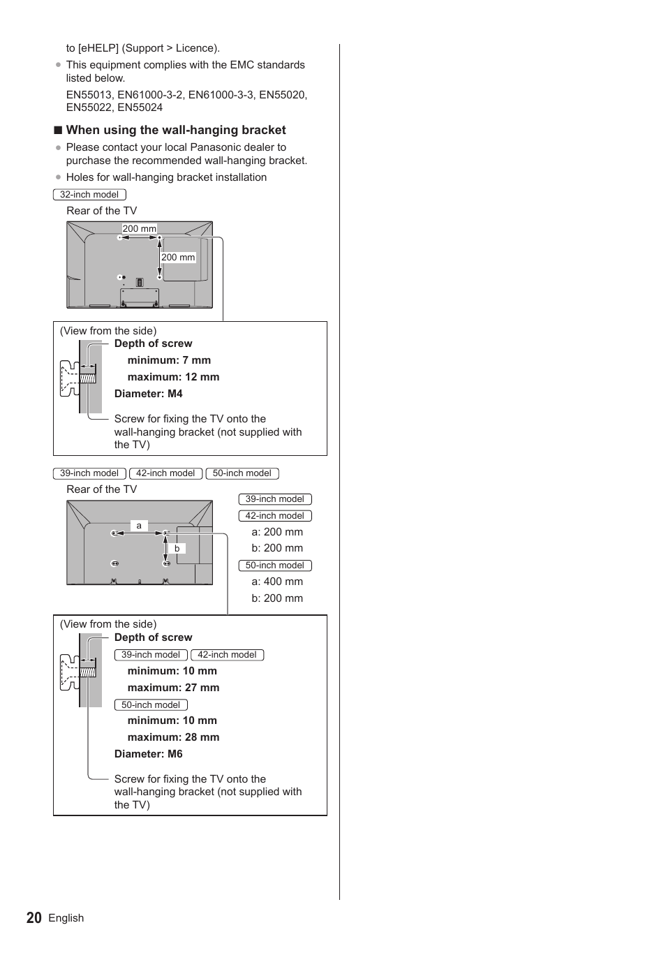 Panasonic TX39AS600YW User Manual | Page 20 / 68