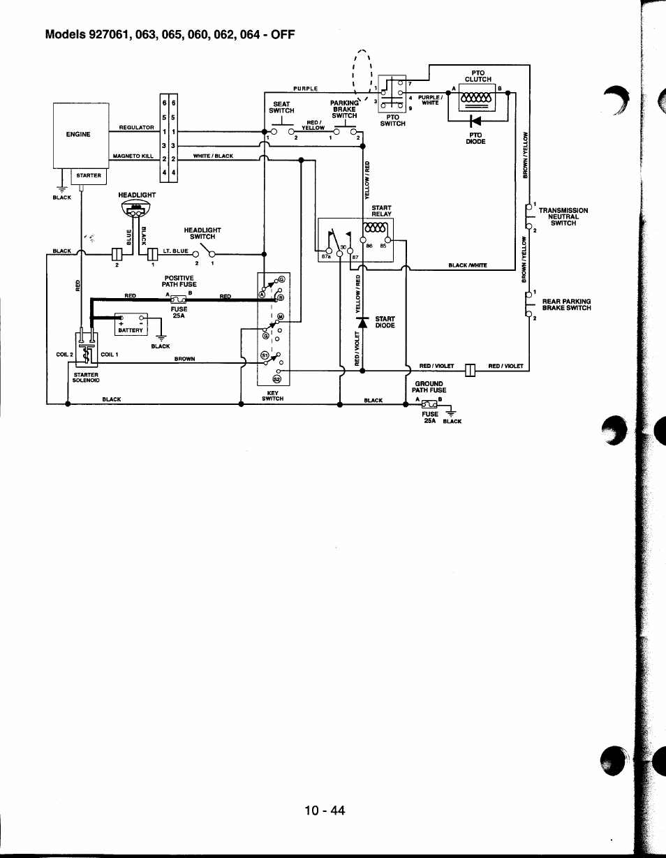 Ariens 927065 User Manual | Page 44 / 44