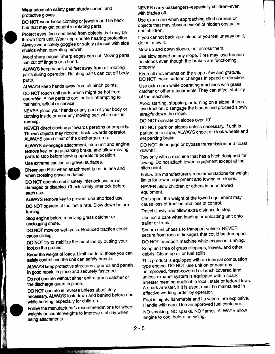 Ariens 927065 User Manual | Page 5 / 44