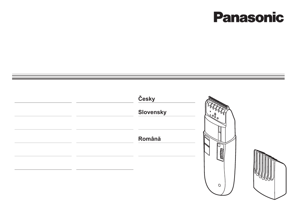 Panasonic ER2302 User Manual | 100 pages