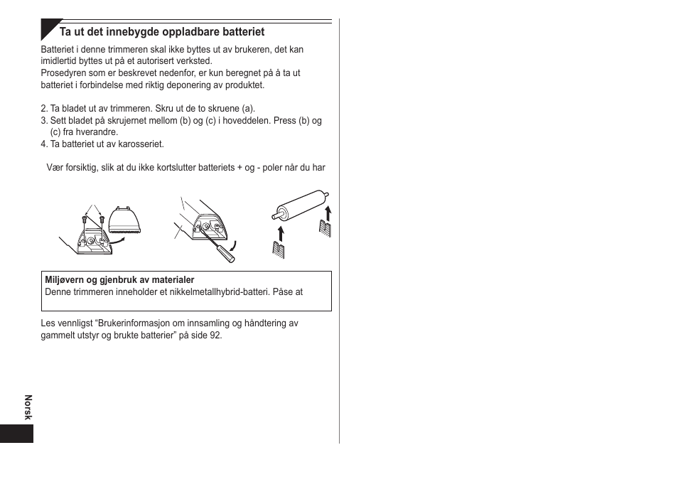 Panasonic ER2302 User Manual | Page 46 / 100