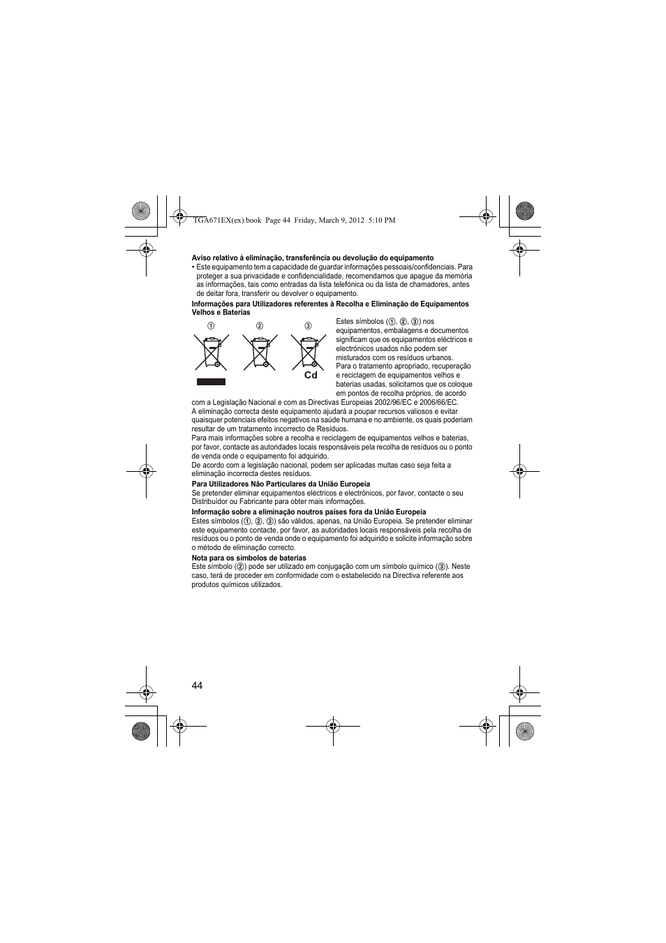 Panasonic KXTGA671EX User Manual | Page 44 / 84