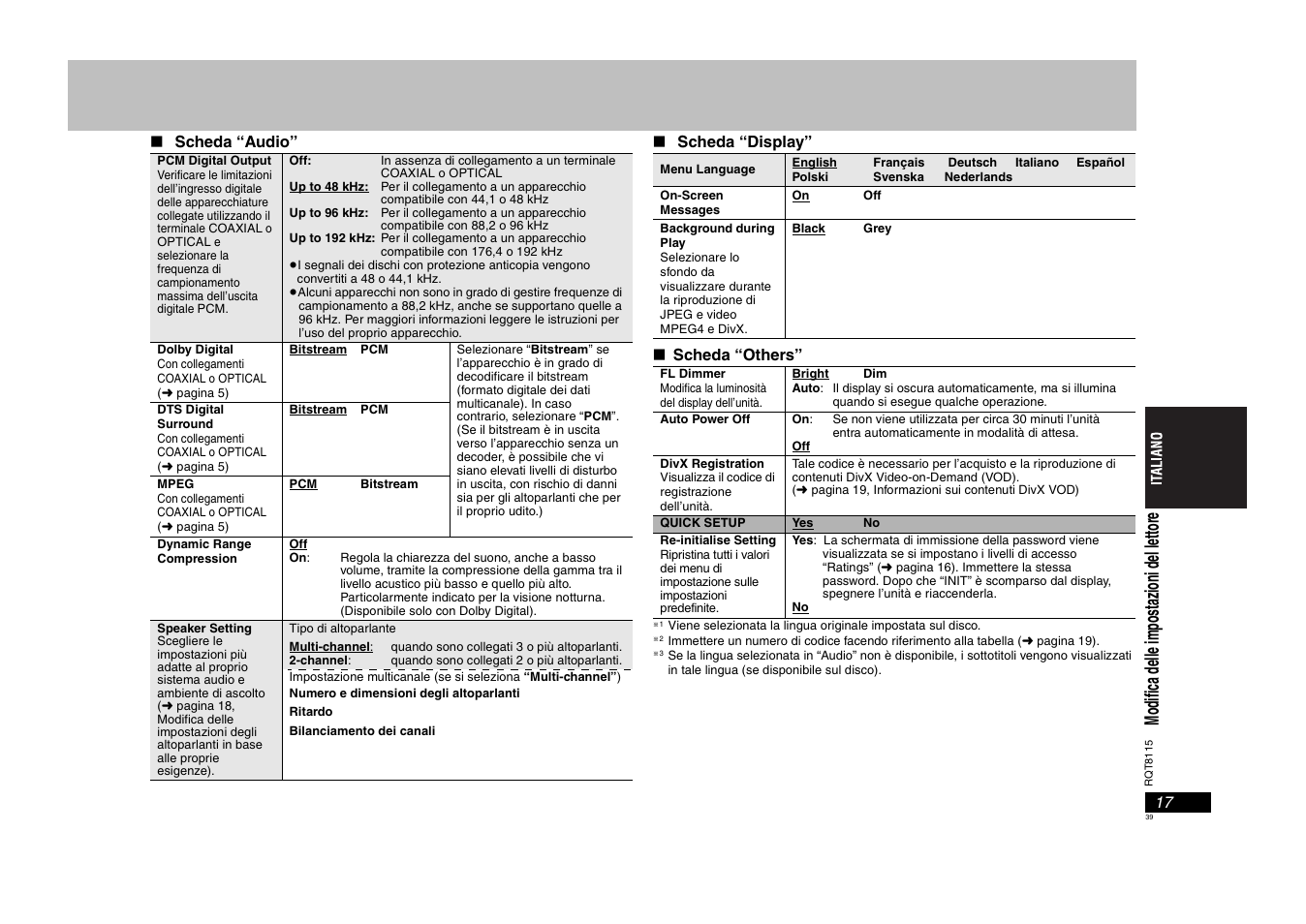 Panasonic DVDS49 User Manual | Page 39 / 68