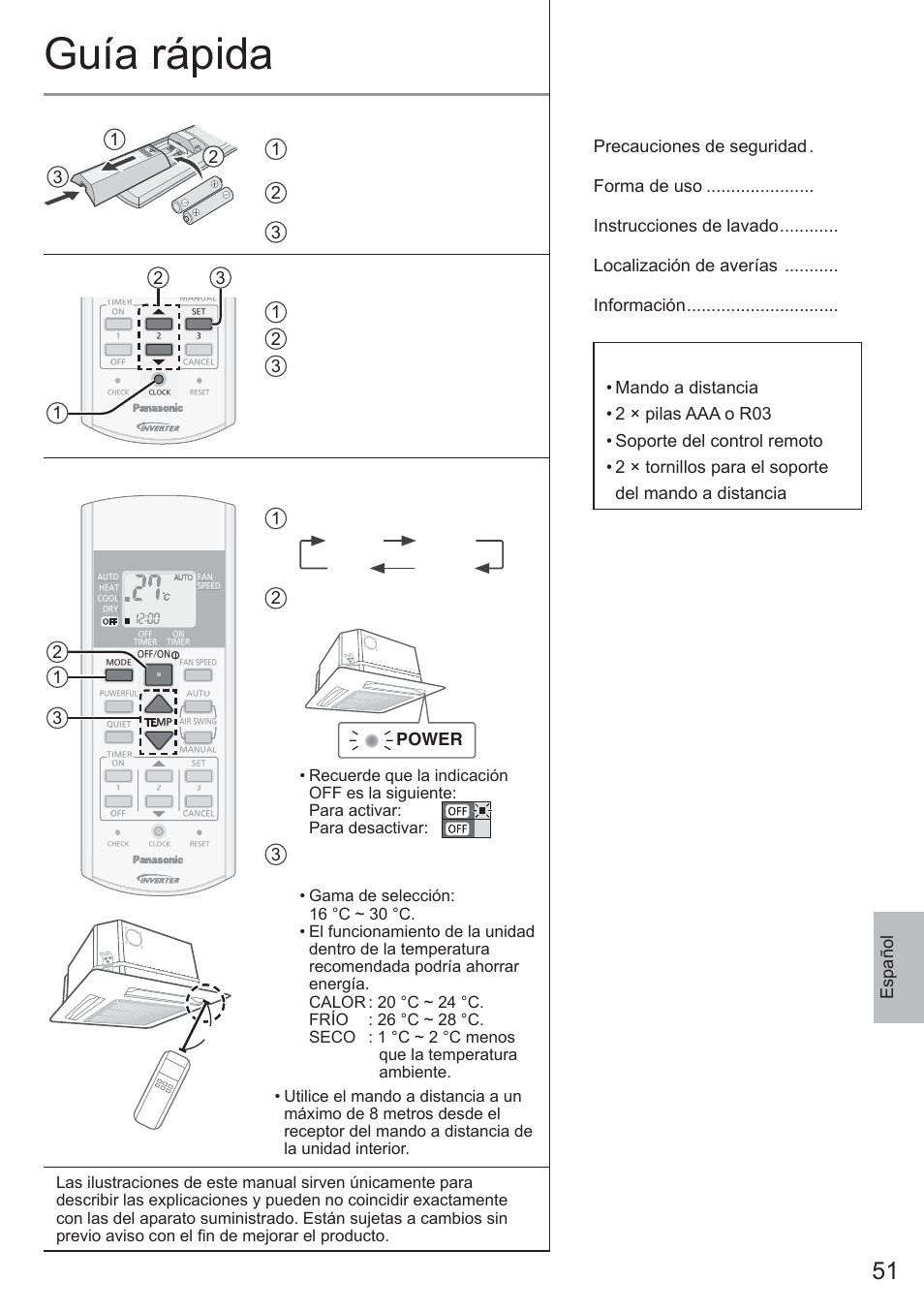 Panasonic CU2E15PBE User Manual | Page 51 / 80