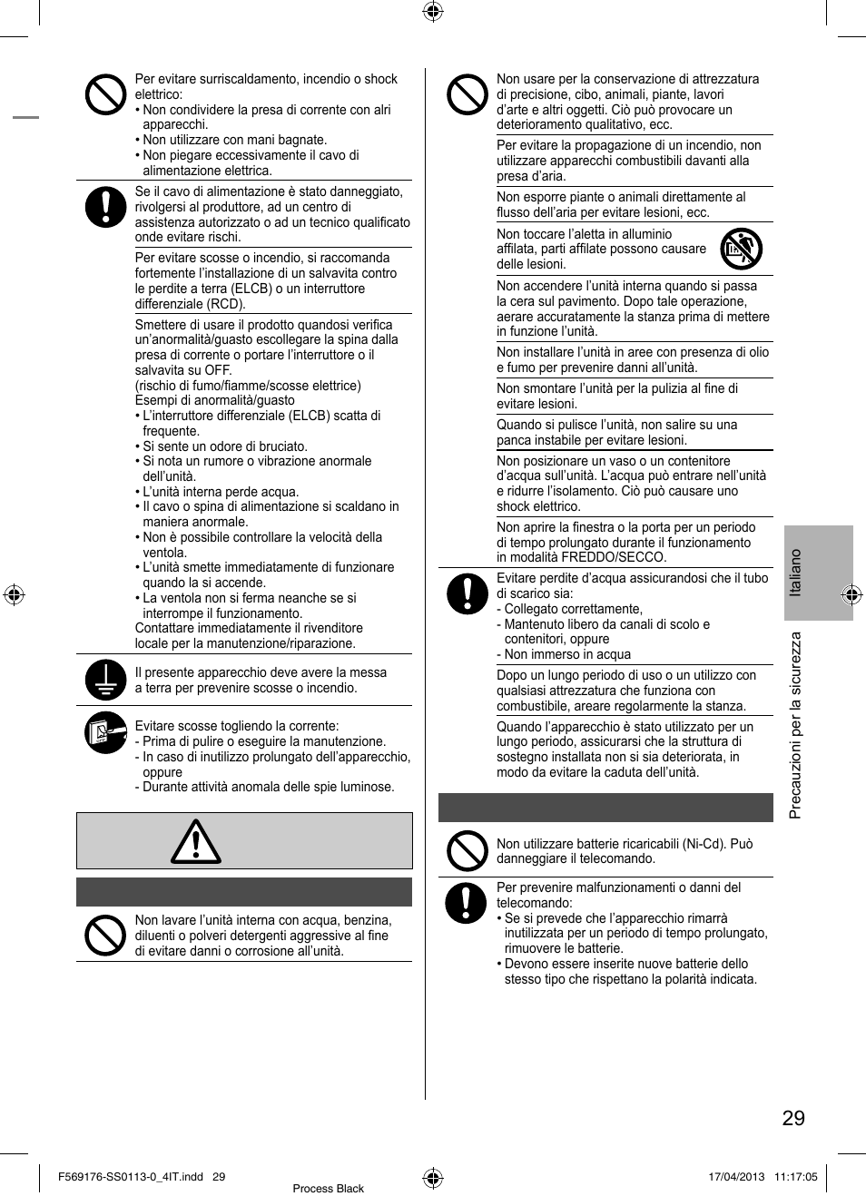 Panasonic CU3E18PBE User Manual | Page 29 / 80