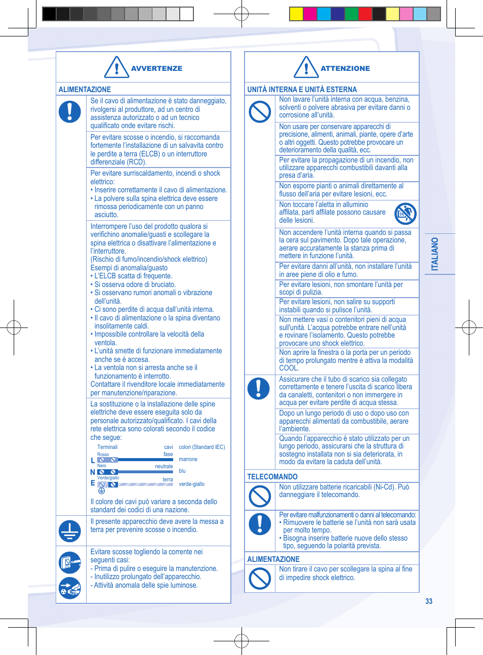 Panasonic CURE9NKE User Manual | Page 33 / 72