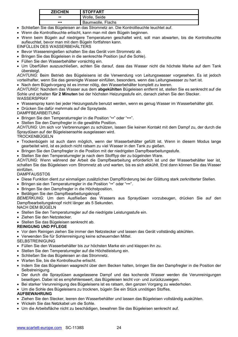 Scarlett SC-1138S User Manual | Page 24 / 24