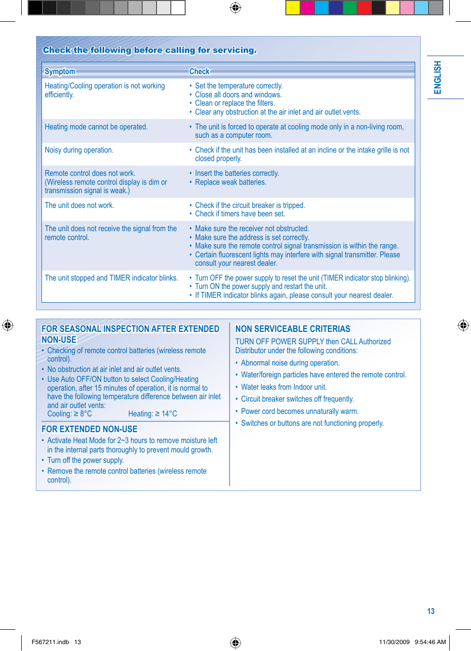 Panasonic S36KA1E5 User Manual | Page 13 / 112