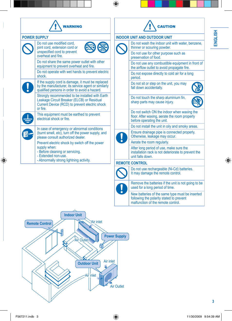 Panasonic S36KA1E5 User Manual | Page 3 / 112