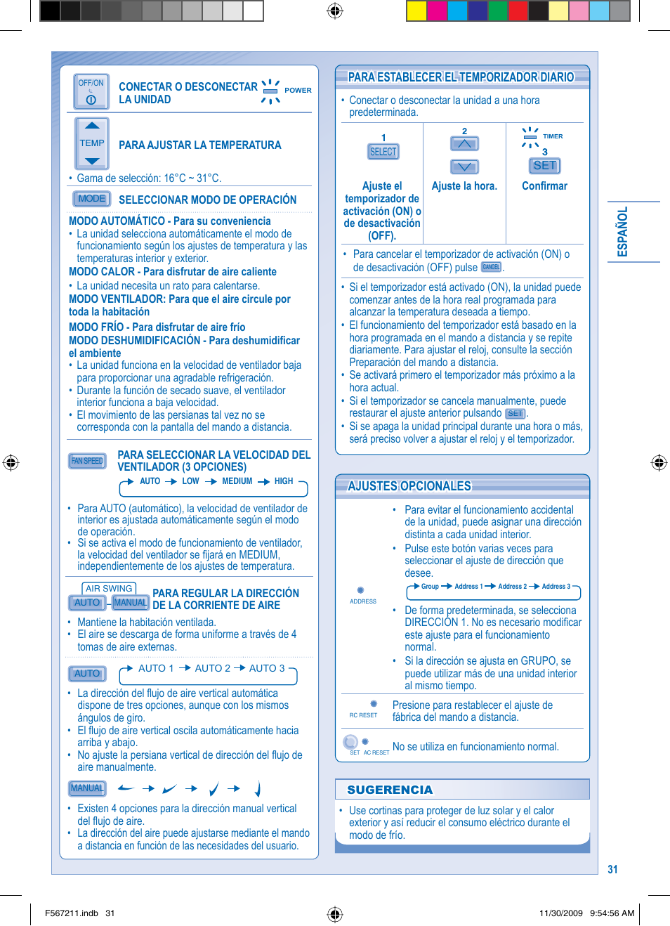 Panasonic S36KA1E5 User Manual | Page 31 / 112