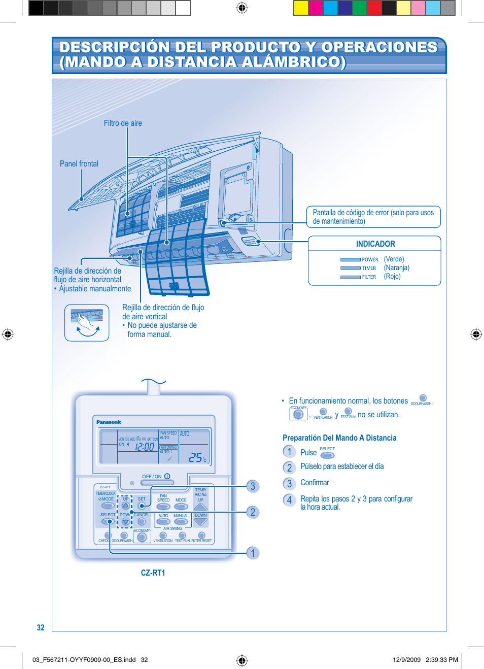 Panasonic S36KA1E5 User Manual | Page 32 / 112