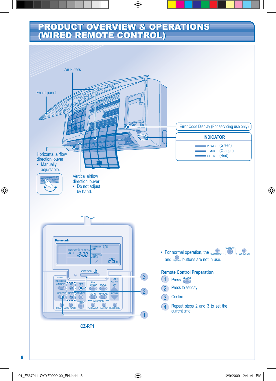 Panasonic S36KA1E5 User Manual | Page 8 / 112