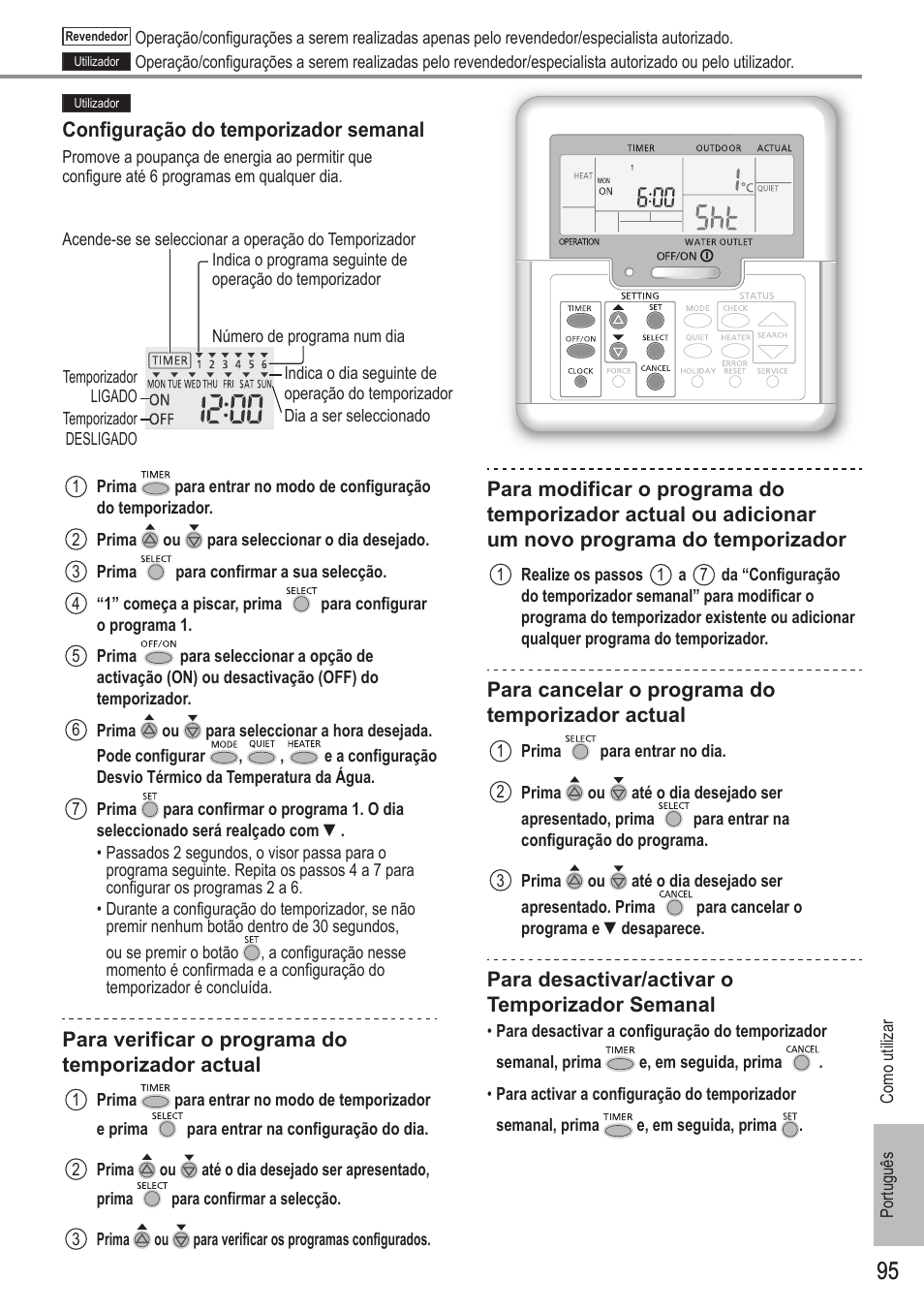 Panasonic WHUX12FE8 User Manual | Page 95 / 100