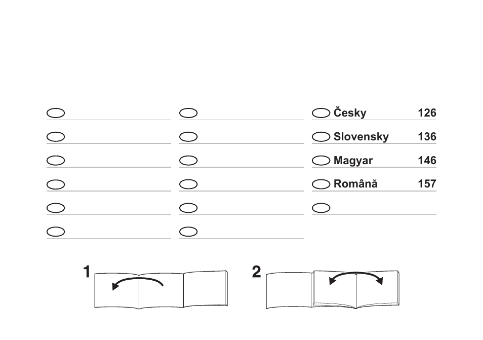 English 4, Deutsch 14, Français 25 | Italiano 35, Nederlands 45, Español 56, Dansk 66, Português 76, Norsk 86, Svenska 96 | Panasonic ESLA93 User Manual | Page 2 / 178