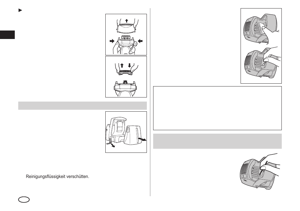 Reinigung des selbstreinigungsladegeräts | Panasonic ESLA93 User Manual | Page 22 / 178