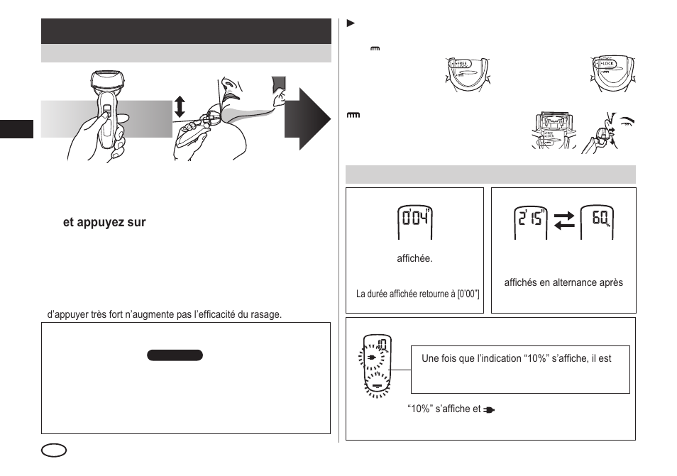 Utilisation | Panasonic ESLA93 User Manual | Page 28 / 178