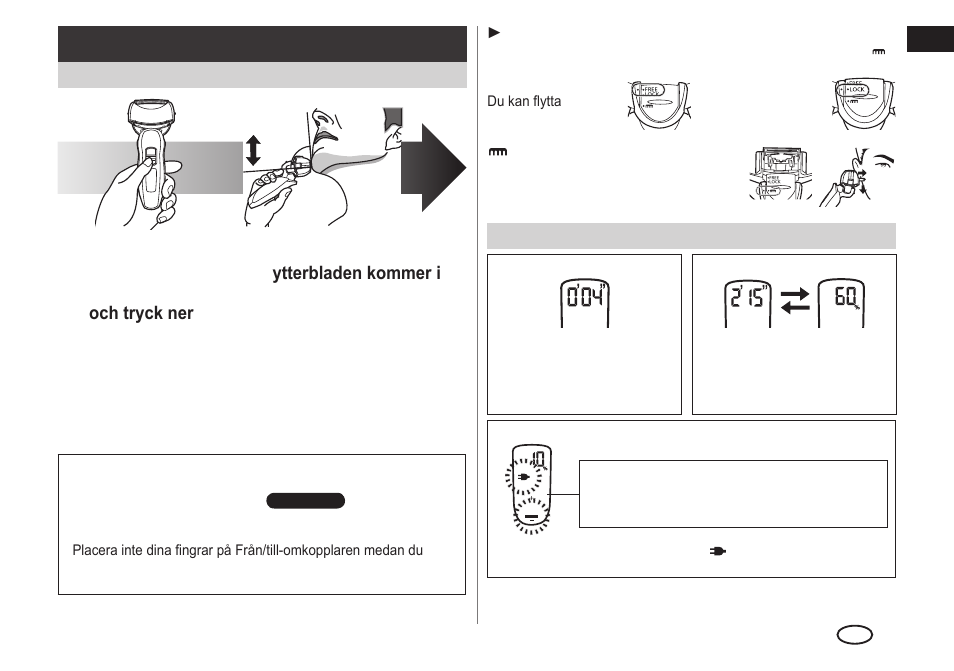 Används | Panasonic ESLA93 User Manual | Page 99 / 178