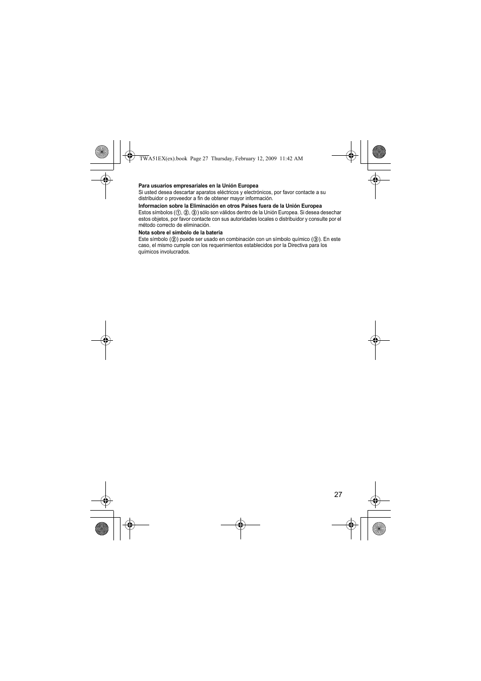 Panasonic KXTWA51EX User Manual | Page 27 / 44