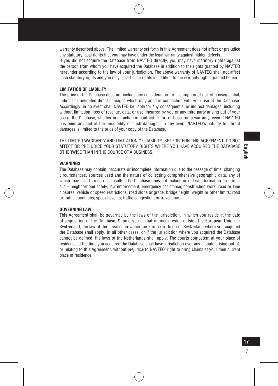 End user license agreement | Panasonic CNGP50N User Manual | Page 17 / 336