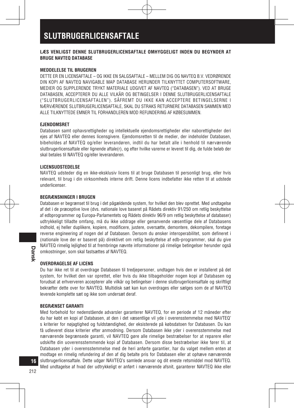 Slutbrugerlicensaftale | Panasonic CNGP50N User Manual | Page 212 / 336