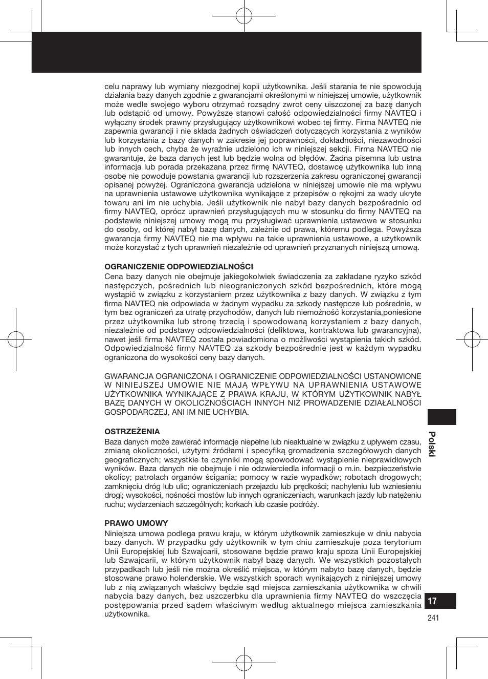Umowa licencyjna użytkownika końcowego | Panasonic CNGP50N User Manual | Page 241 / 336