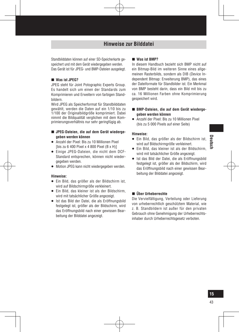 Hinweise zur verwendung, Hinweise zur bilddatei | Panasonic CNGP50N User Manual | Page 43 / 336