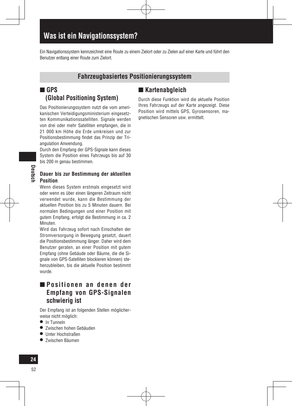 Was ist ein navigationssystem, Nkartenabgleich | Panasonic CNGP50N User Manual | Page 52 / 336