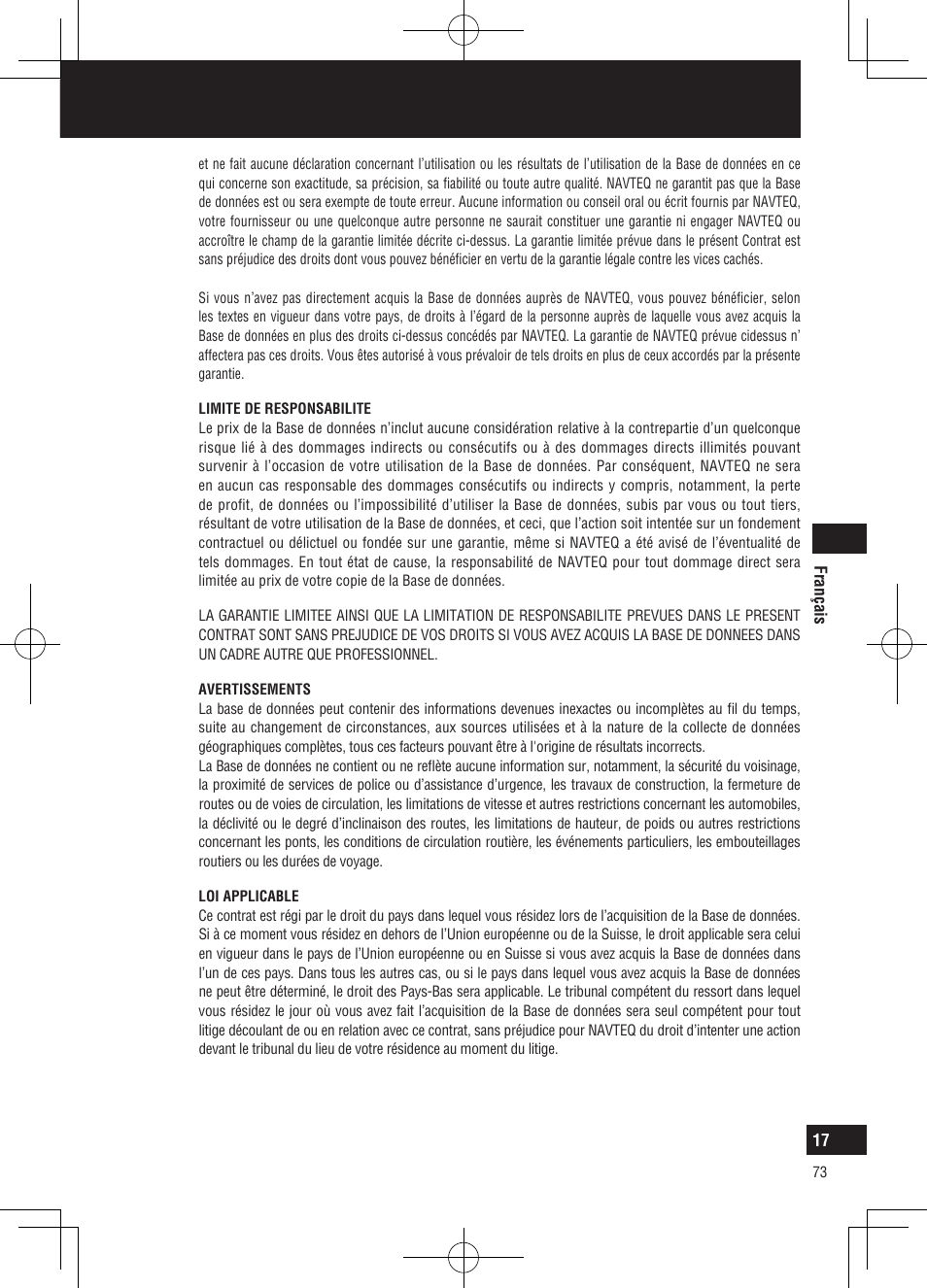 Contrat de licence pour l'utilisateur final | Panasonic CNGP50N User Manual | Page 73 / 336