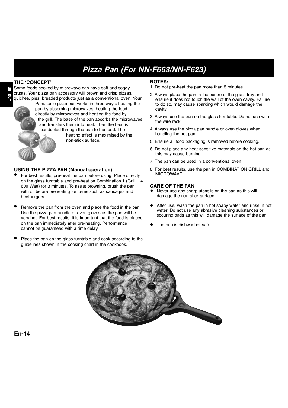 En-14 | Panasonic NNF663 User Manual | Page 16 / 175