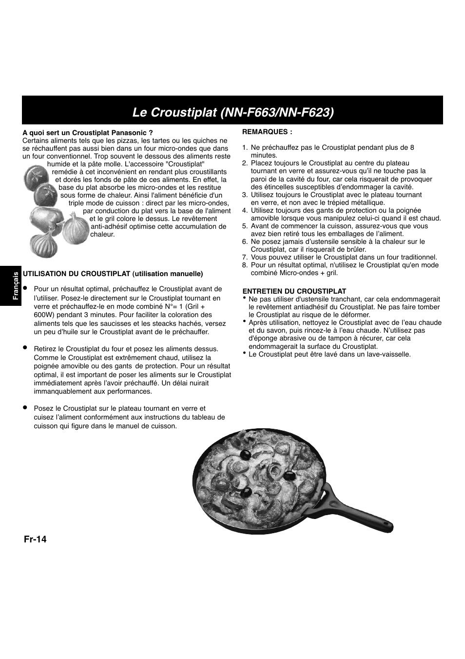 Fr-14 | Panasonic NNF663 User Manual | Page 74 / 175