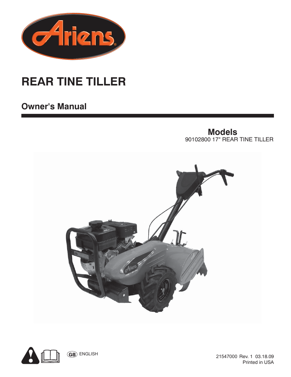 Ariens 90102800 User Manual | 34 pages