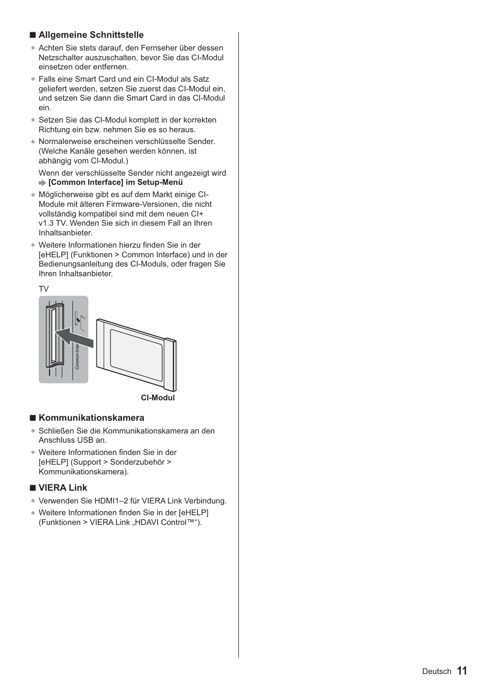 Panasonic TX24AS500E User Manual | Page 11 / 80