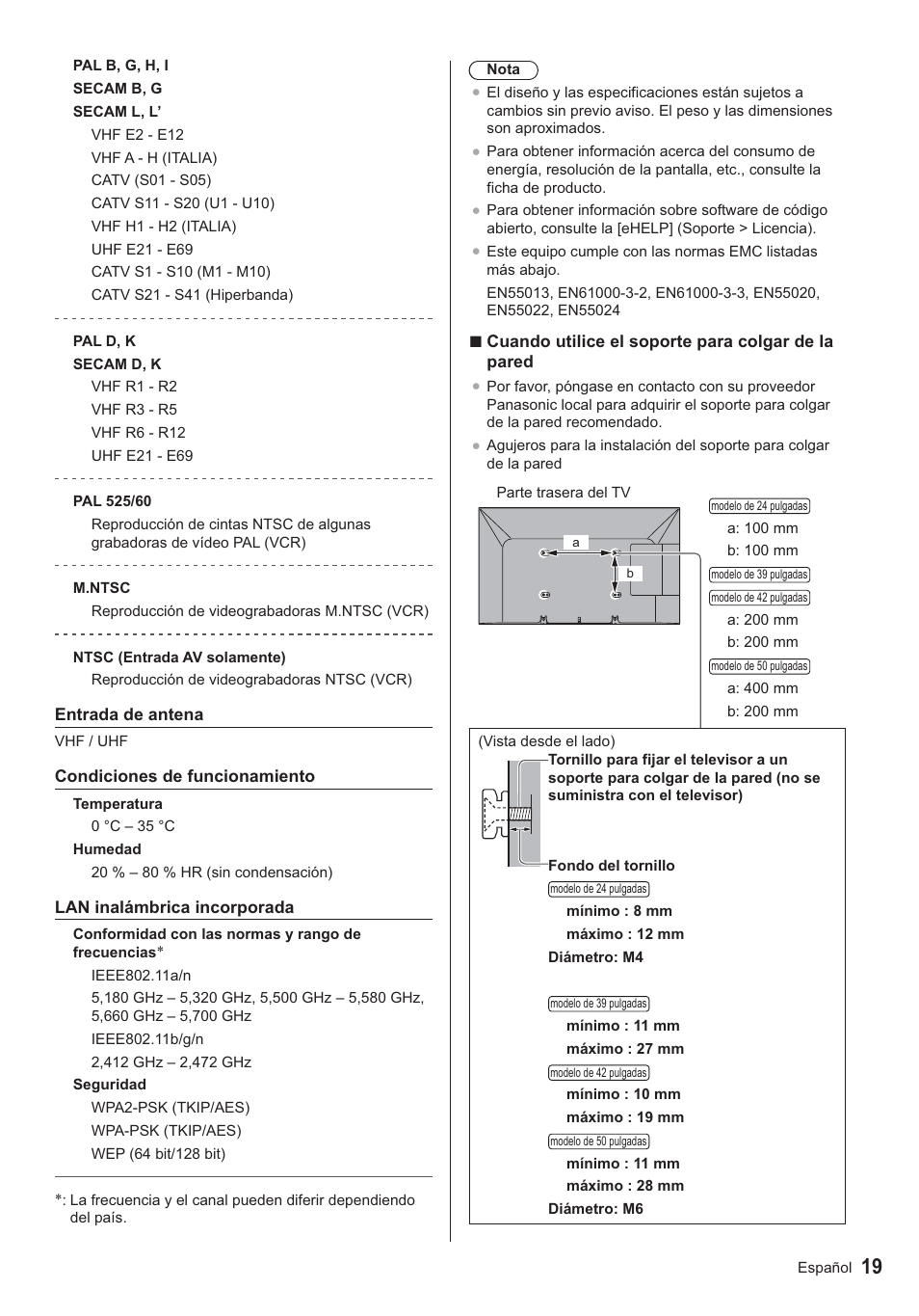 Panasonic TX24AS500E User Manual | Page 39 / 80