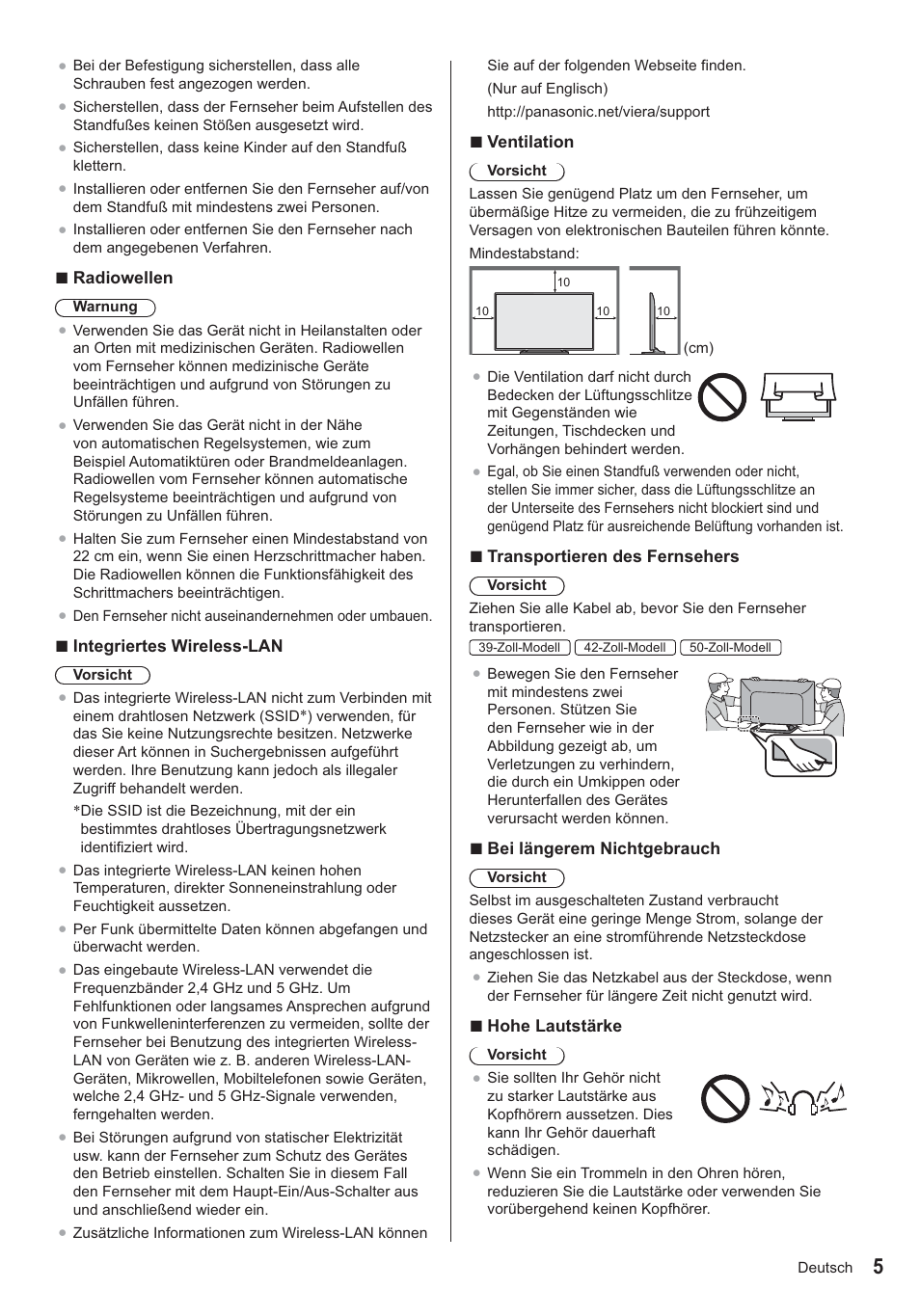 Panasonic TX24AS500E User Manual | Page 5 / 80