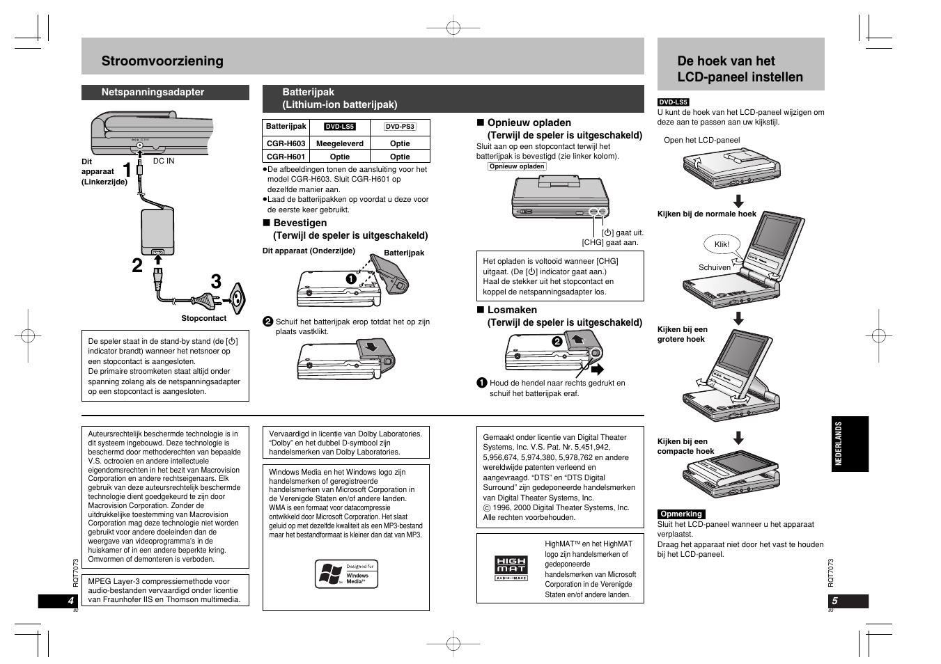 Panasonic DVDPS3 User Manual | Page 42 / 47