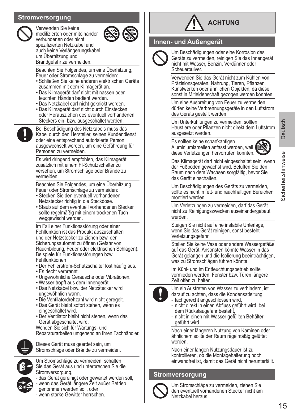 Panasonic CSE9PKEA User Manual | Page 15 / 92