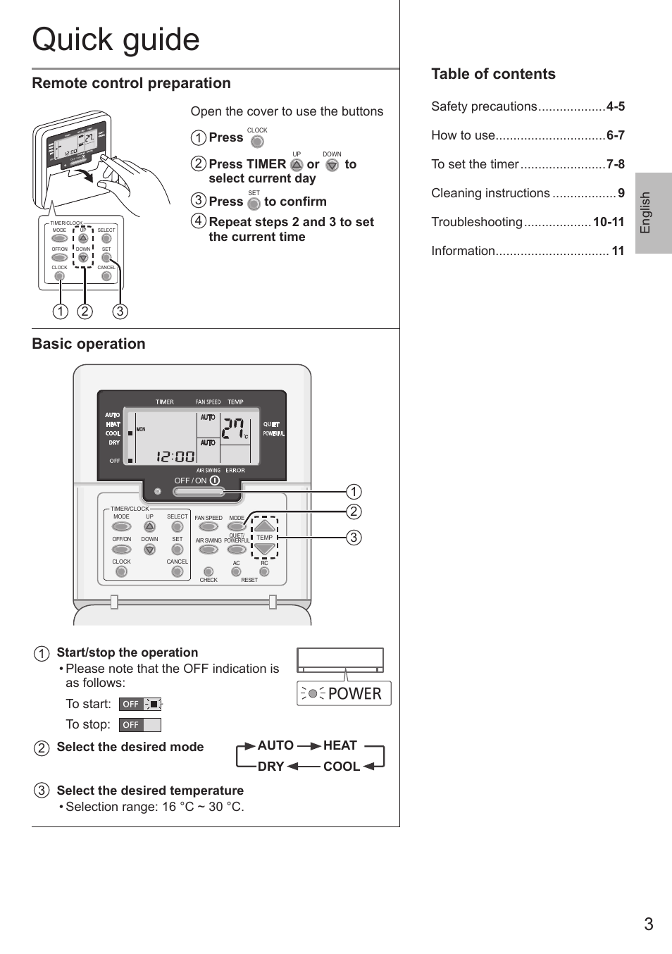 Panasonic CSE9PKEA User Manual | Page 3 / 92
