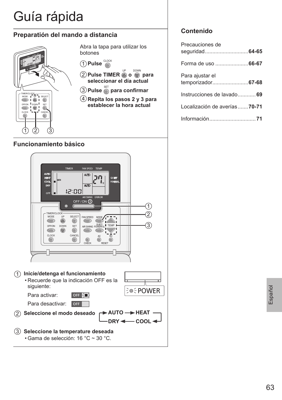 Panasonic CSE9PKEA User Manual | Page 63 / 92