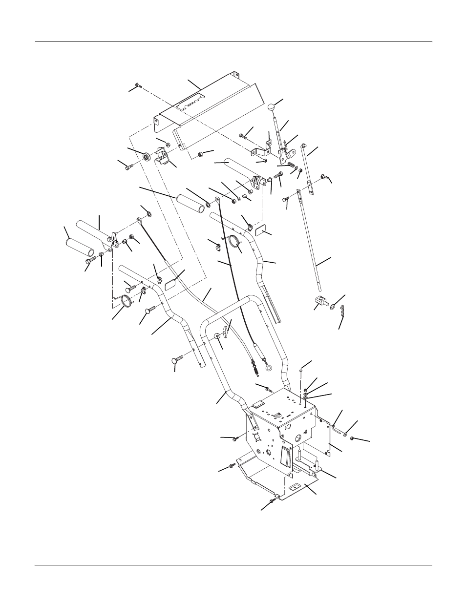 Handlebars and controls | Ariens SNO-THRO 932047 - ST5524E User Manual | Page 12 / 19