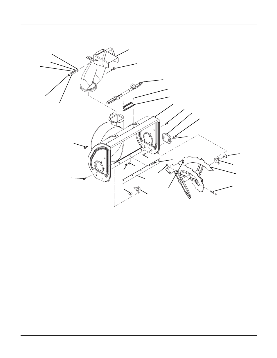 Auger and chute | Ariens SNO-THRO 932047 - ST5524E User Manual | Page 14 / 19
