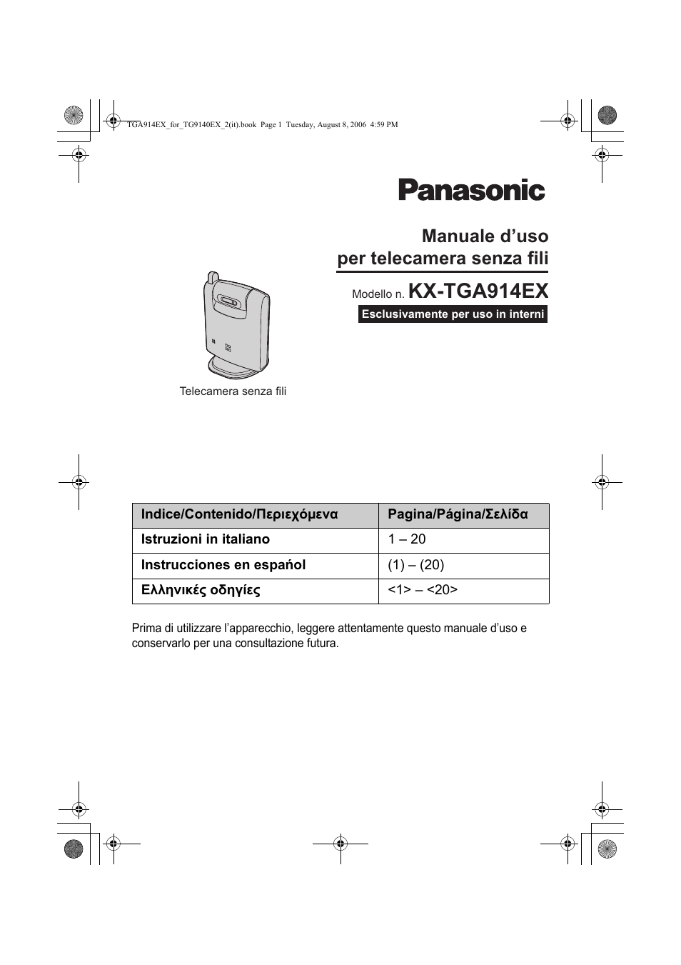 Panasonic KXTG9140EX User Manual | 60 pages