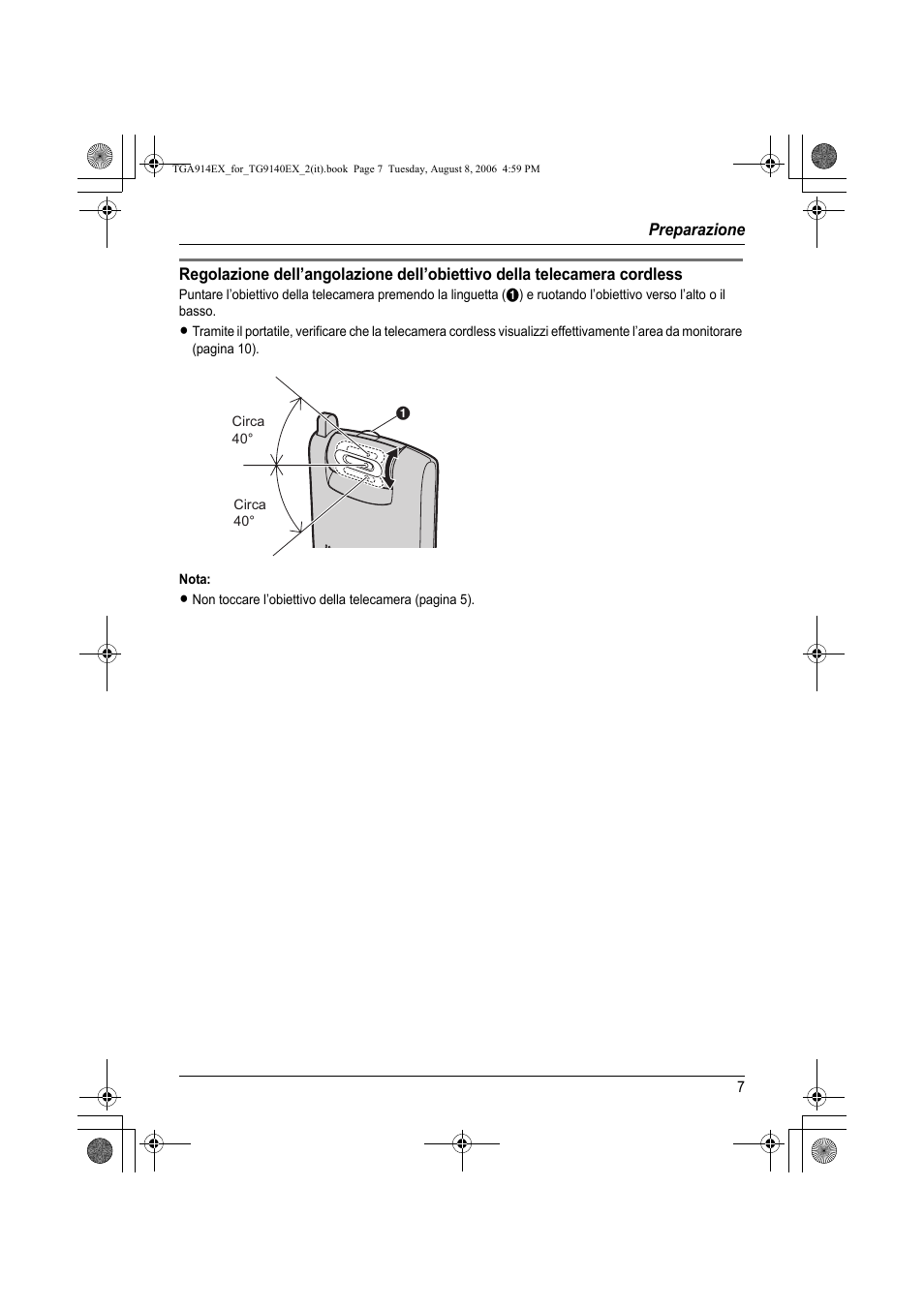 Panasonic KXTG9140EX User Manual | Page 7 / 60