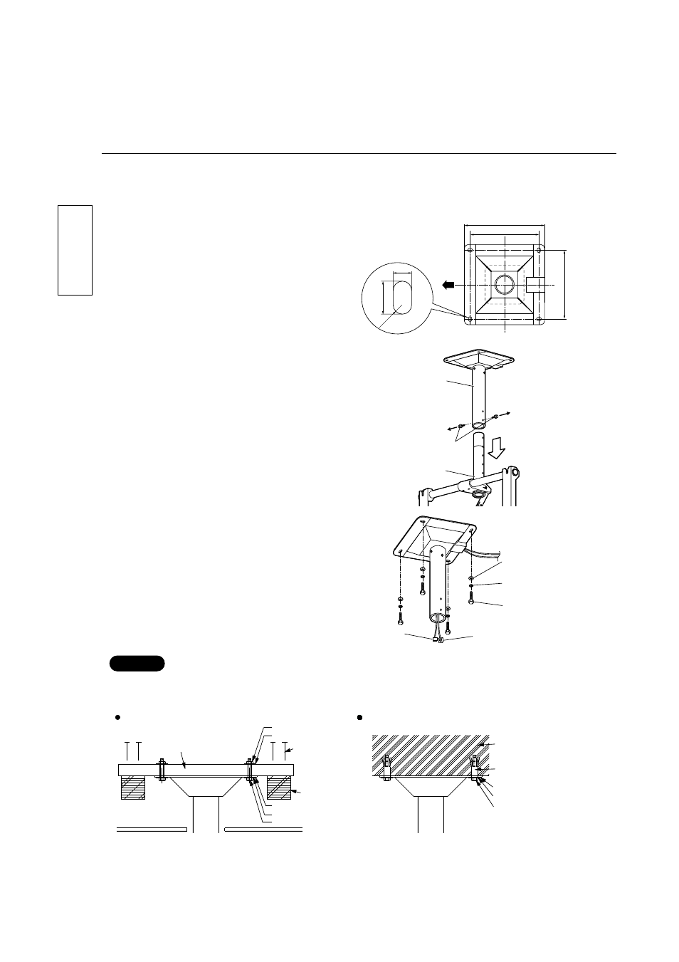 Installation, Die deckeneinheit (oberen teil) installieren, Deutsch | Panasonic TYST05S User Manual | Page 10 / 52