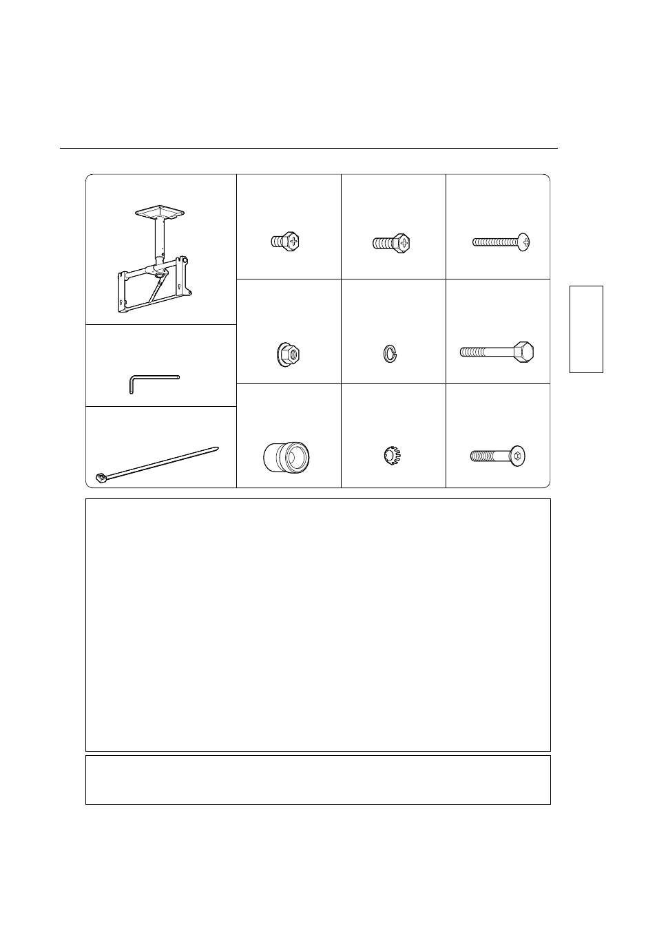 Onderdelen, Belangrijke punten bij installatie | Panasonic TYST05S User Manual | Page 15 / 52